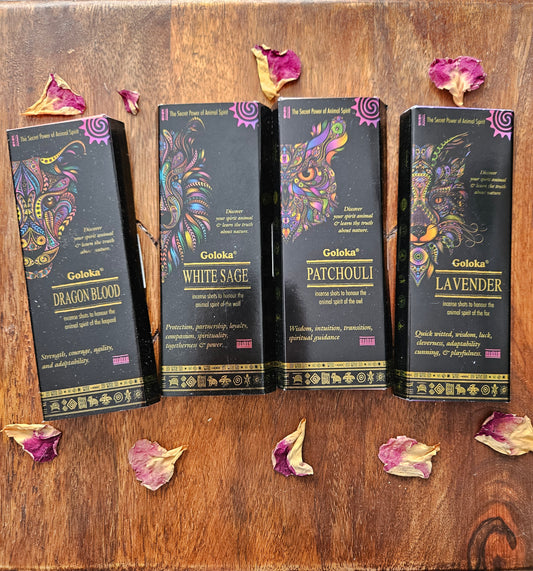 Goloka Spirit Animal Incense Shots