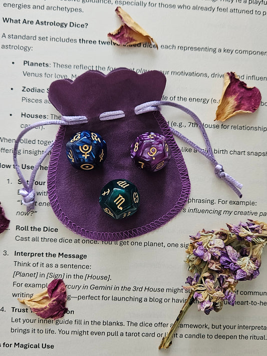 Astrology Dice and Instructions