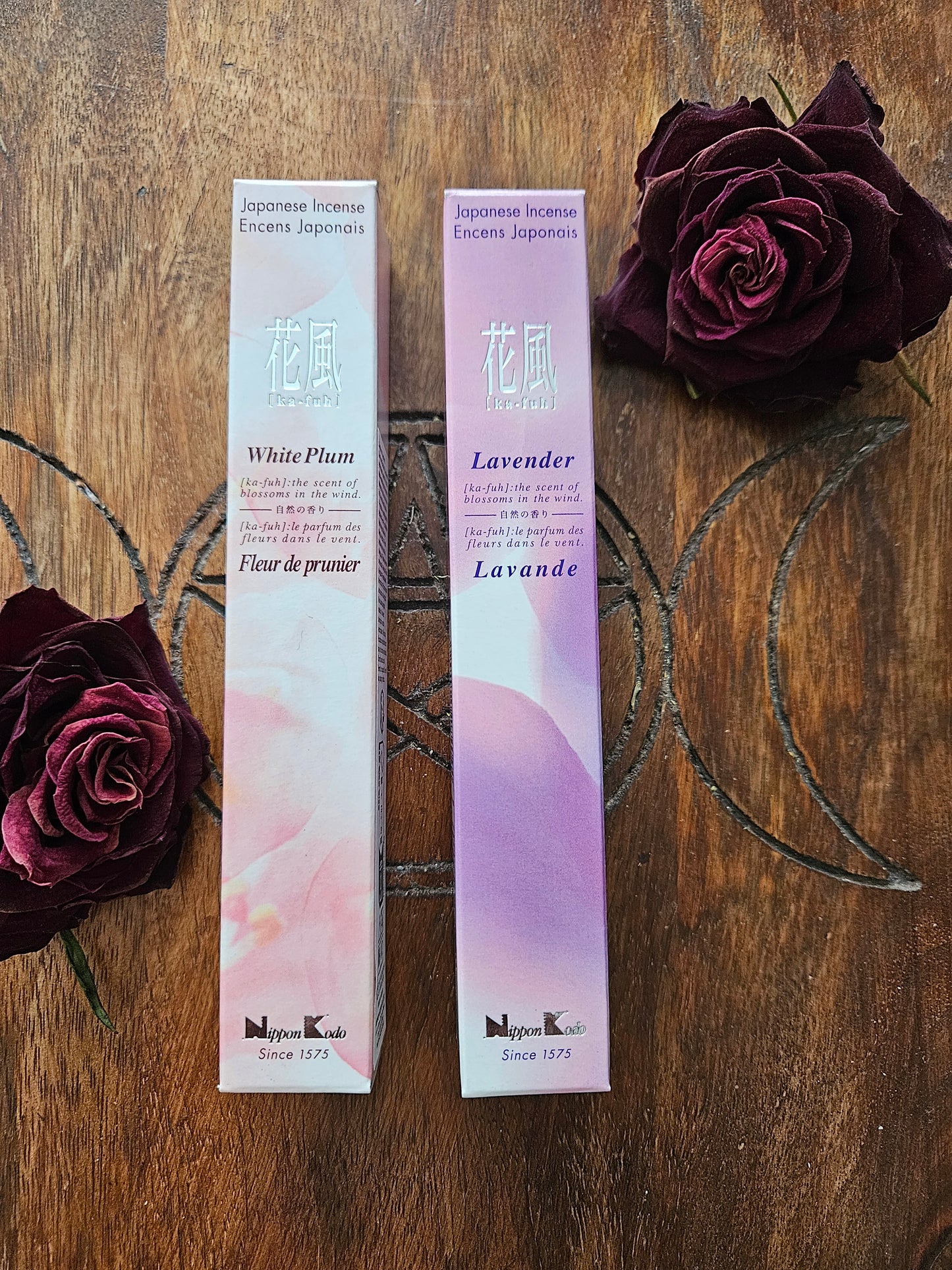 Ka-fuh White Plum or Lavender Japanese Incense