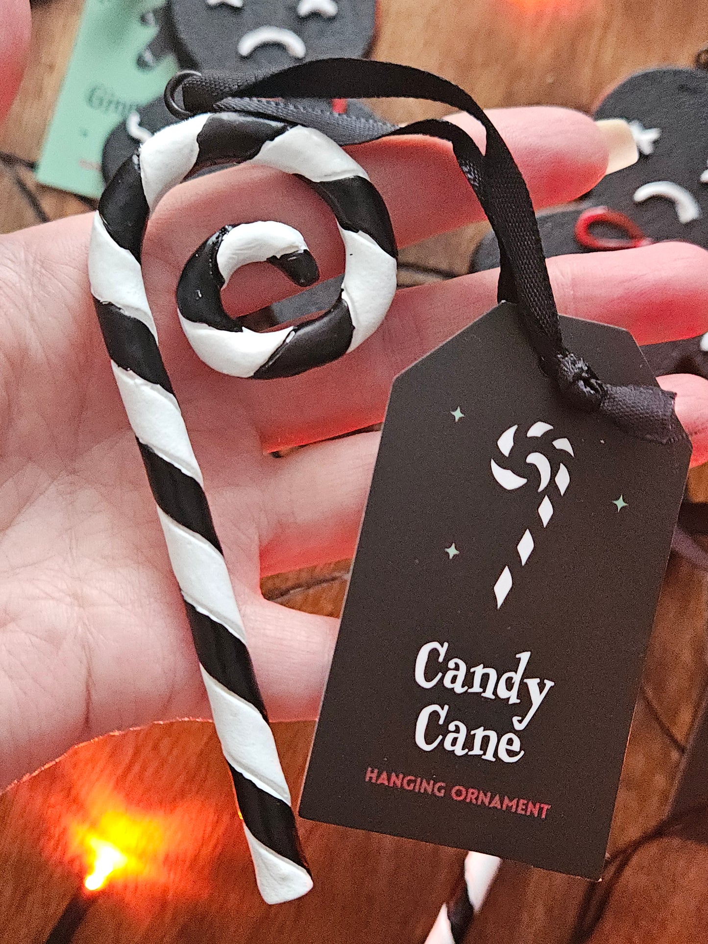 Spooky Decorations - Candy Canes and Gingerbread Man