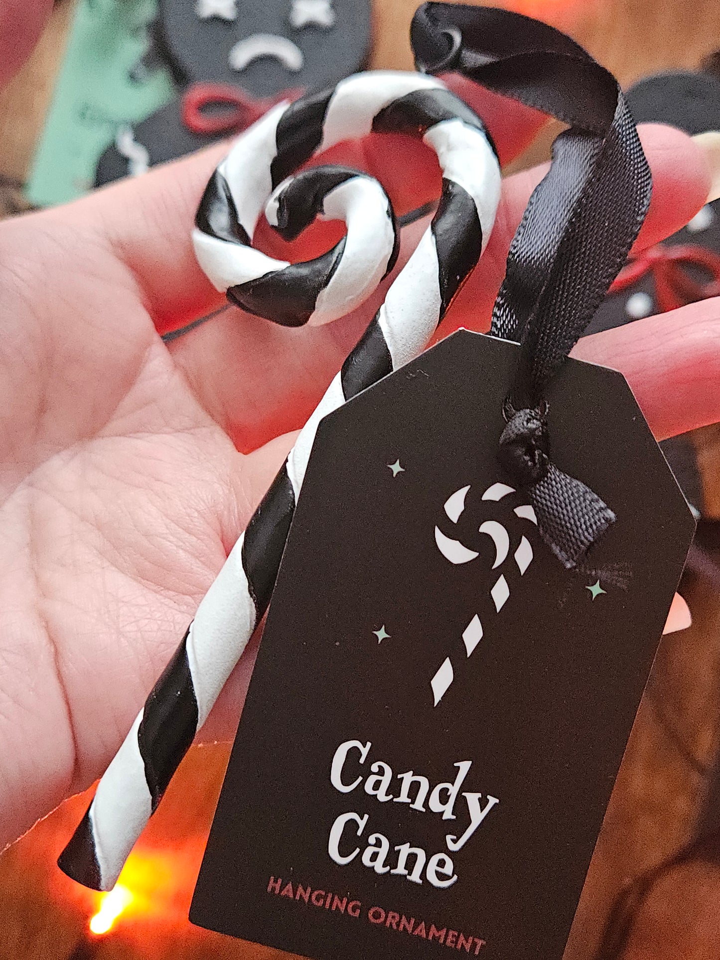 Spooky Decorations - Candy Canes and Gingerbread Man