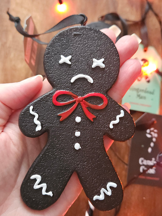 Spooky Decorations - Candy Canes and Gingerbread Man
