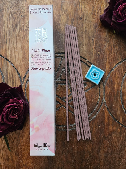 Ka-fuh White Plum or Lavender Japanese Incense