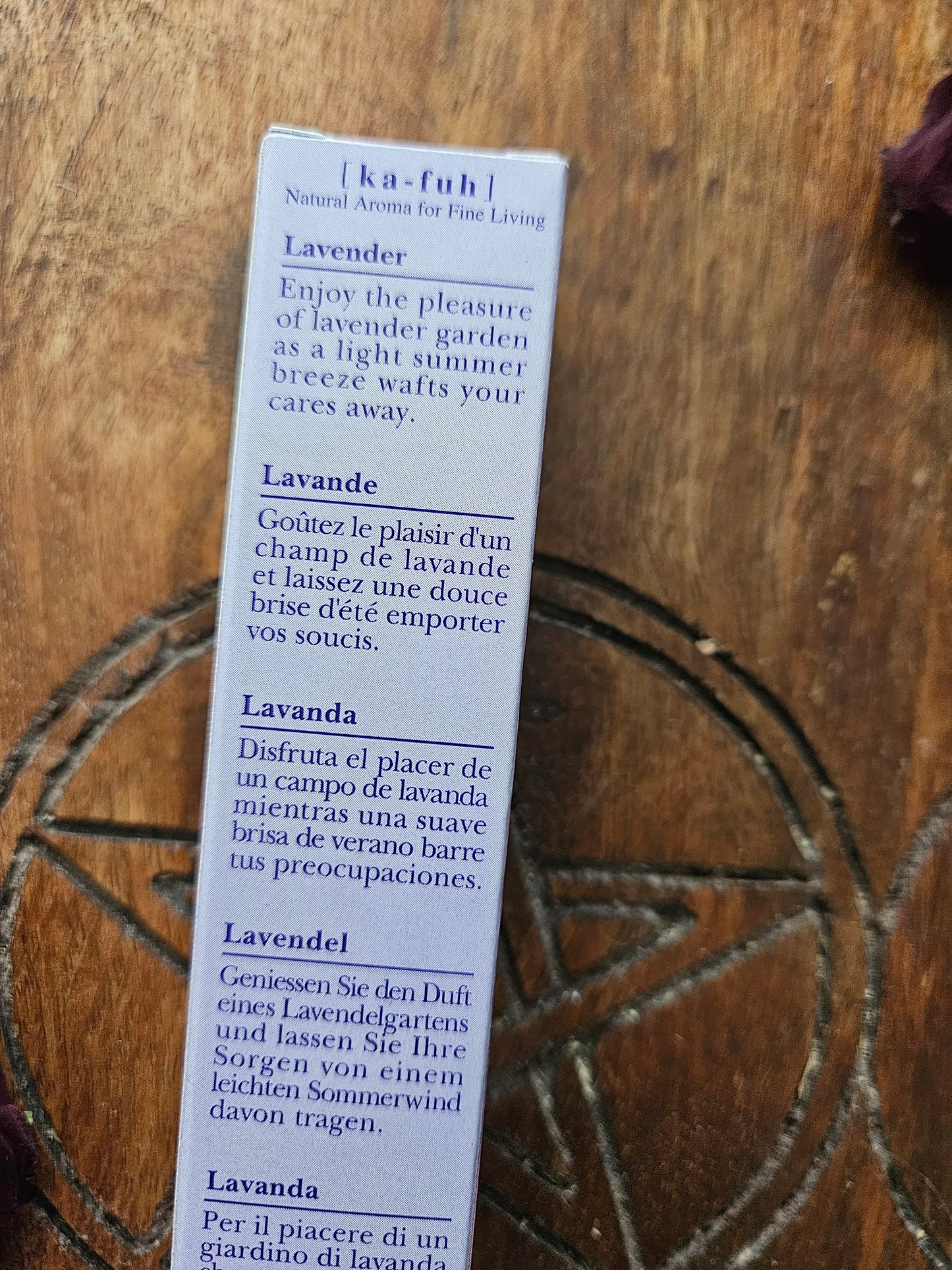 Ka-fuh White Plum or Lavender Japanese Incense