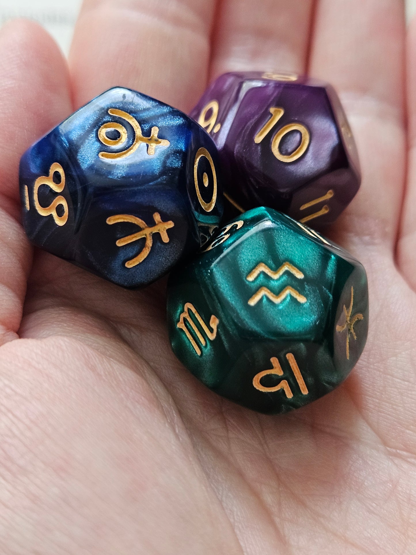 Astrology Dice and Instructions