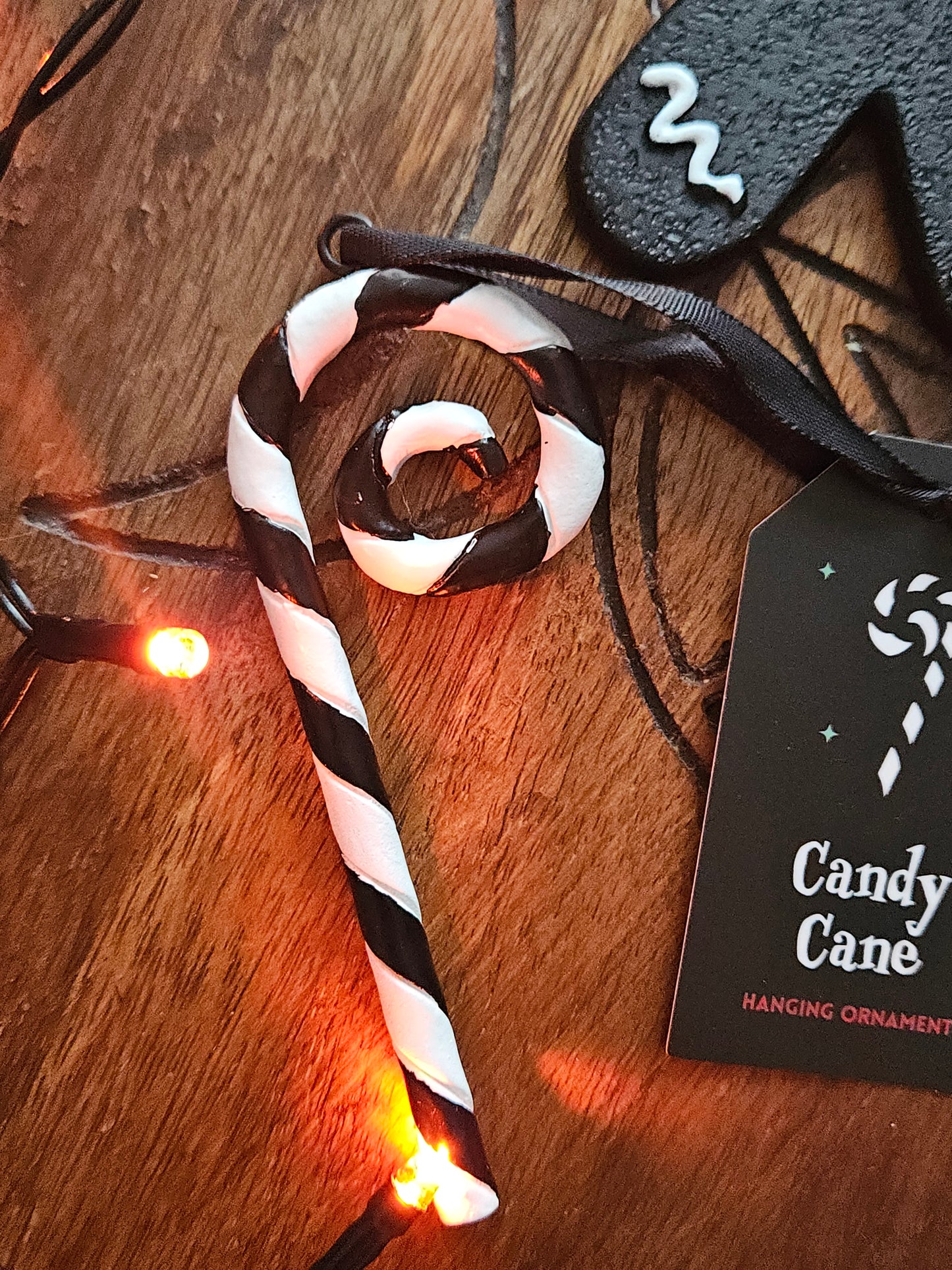 Spooky Decorations - Candy Canes and Gingerbread Man