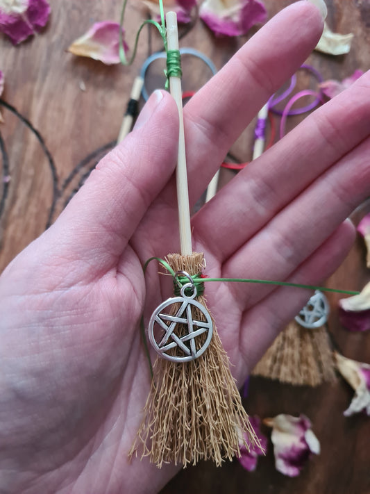 Hanging Mini Besom Brooms