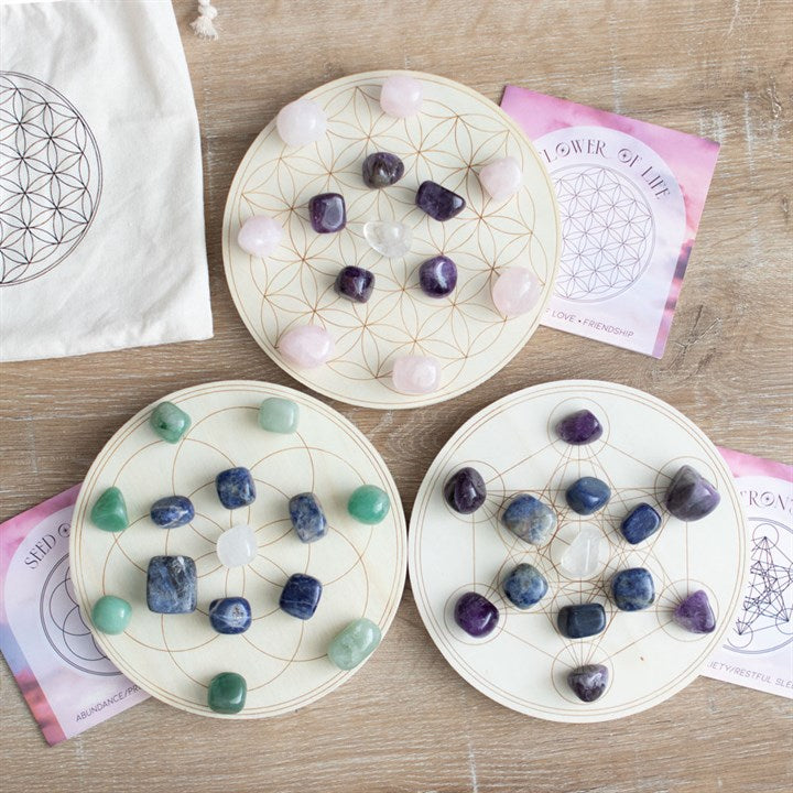 Crystal Grids for prosperity and abundance