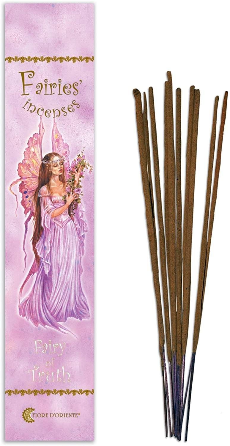 Fiore D'oriente Fairies Incense ~ Hope ~ Truth ~ Guardian ~ Awareness ~ Creativity ~ Light ~ Happiness - Traditionally made incense