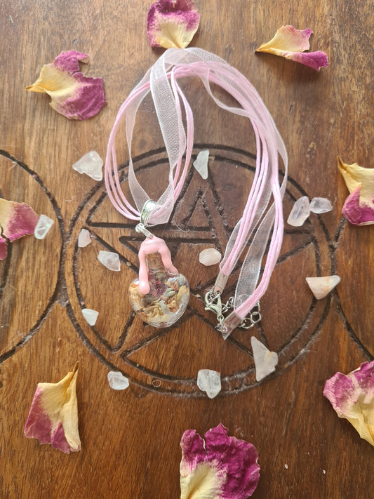 Aphrodites Delight Pendant ~ Venus ~ Love spell jar