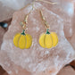 Pumpkin charm earrings