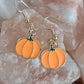 Pumpkin charm earrings