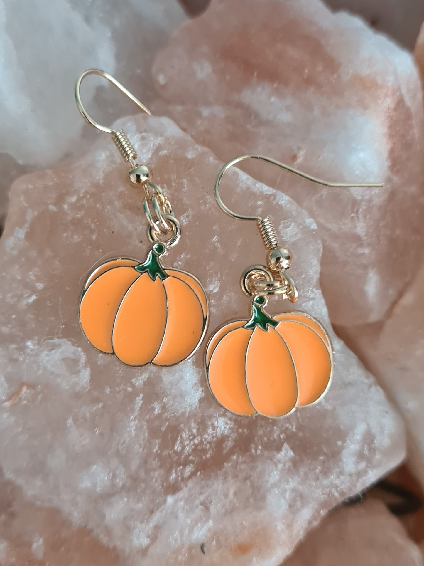 Pumpkin charm earrings