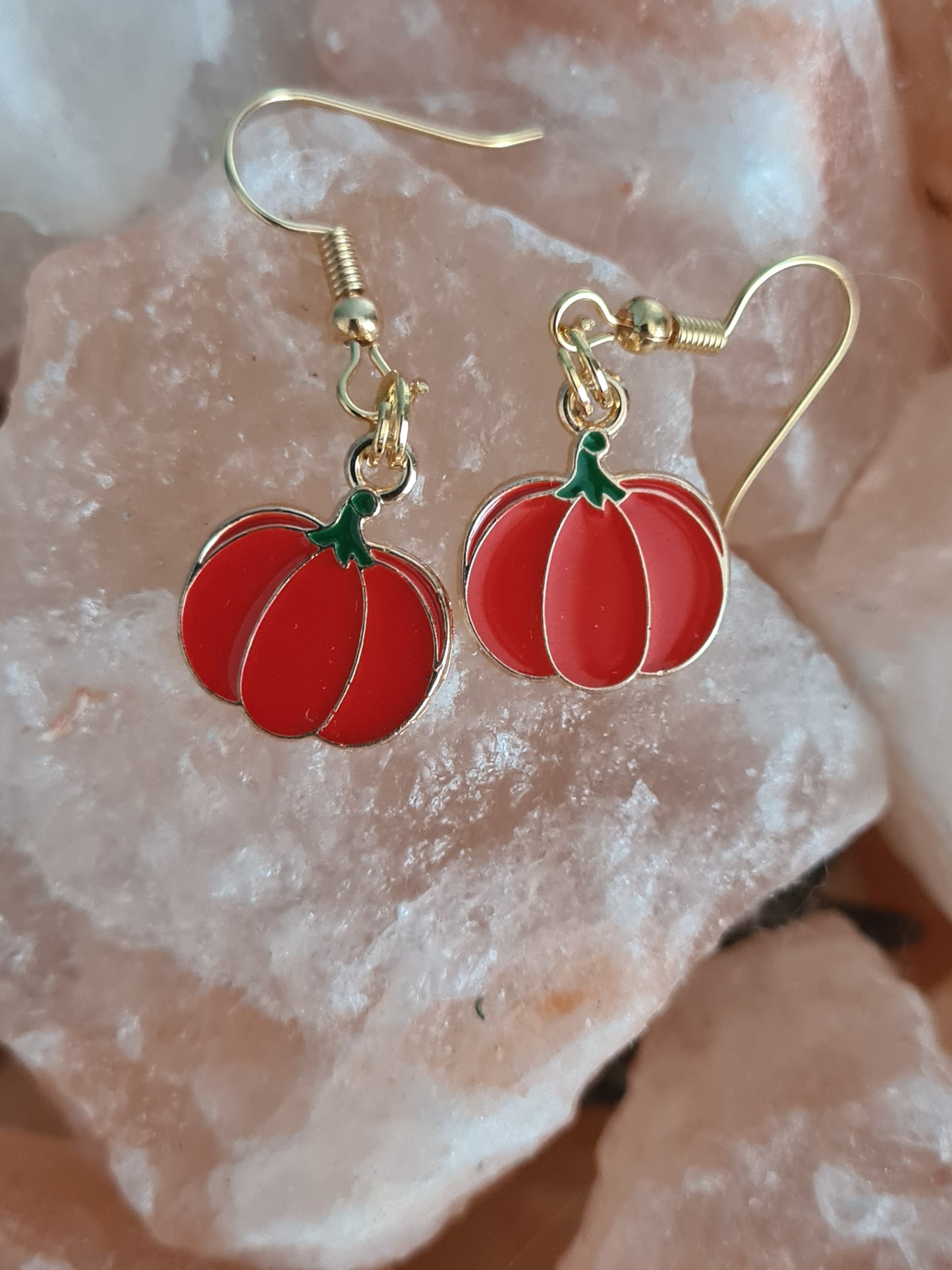 Pumpkin charm earrings