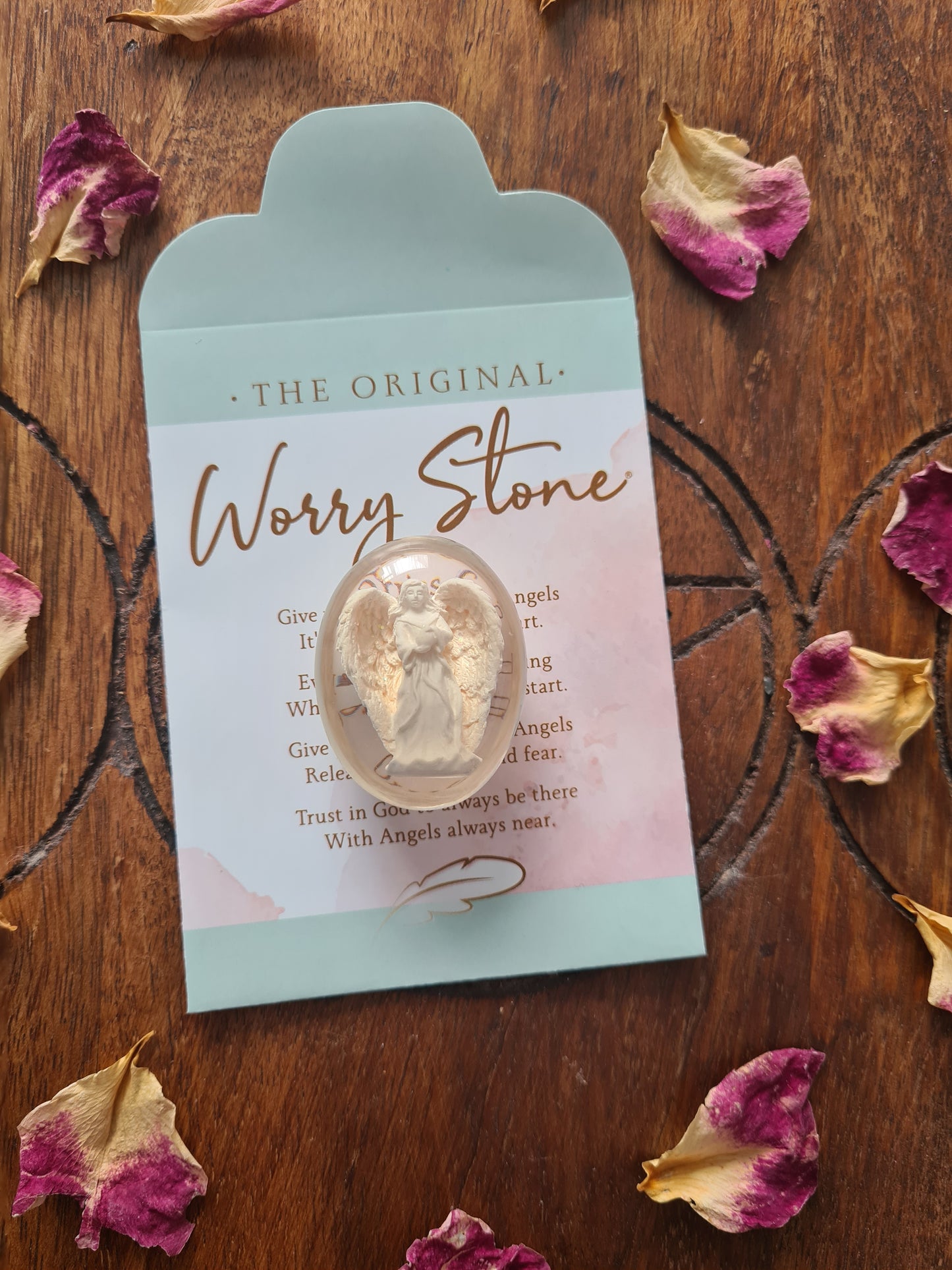 Angel Worry Stone - Angelite