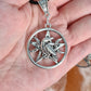 Pentacle and Crow Unisex Pendant