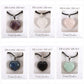 Crystal Heart Necklaces on a 16inch black cord