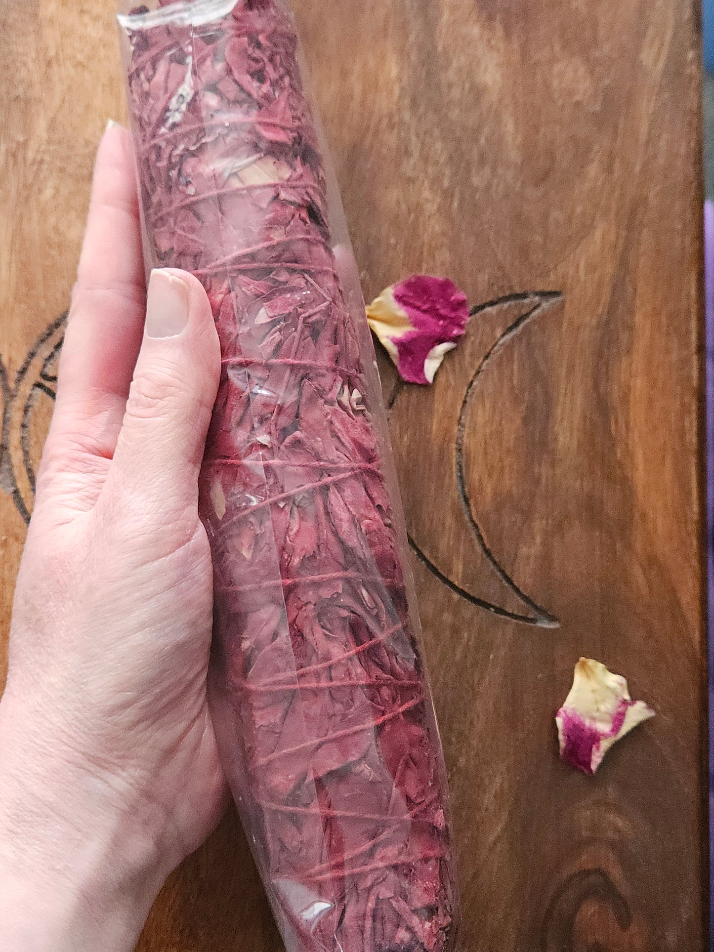 22.5CM LARGE DRAGONS BLOOD SMUDGE STICK WAND