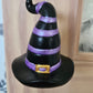 Hanging Ceramic Witch Hat 8cm