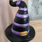 Hanging Ceramic Witch Hat 8cm