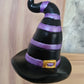 Hanging Ceramic Witch Hat 8cm