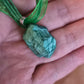 Rough Natural Malachite Pendant