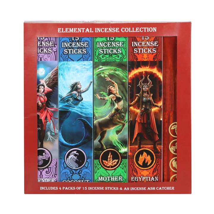 Anne Stokes Elemental Incense Stick Collection and Holder