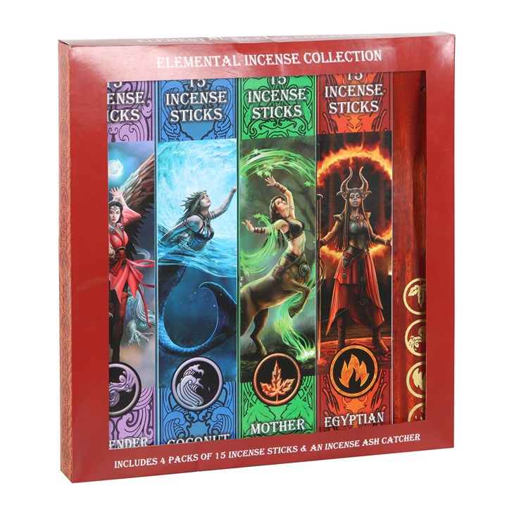 Anne Stokes Elemental Incense Stick Collection and Holder