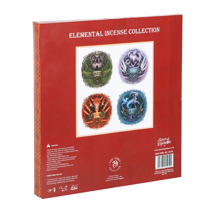 Anne Stokes Elemental Incense Stick Collection and Holder