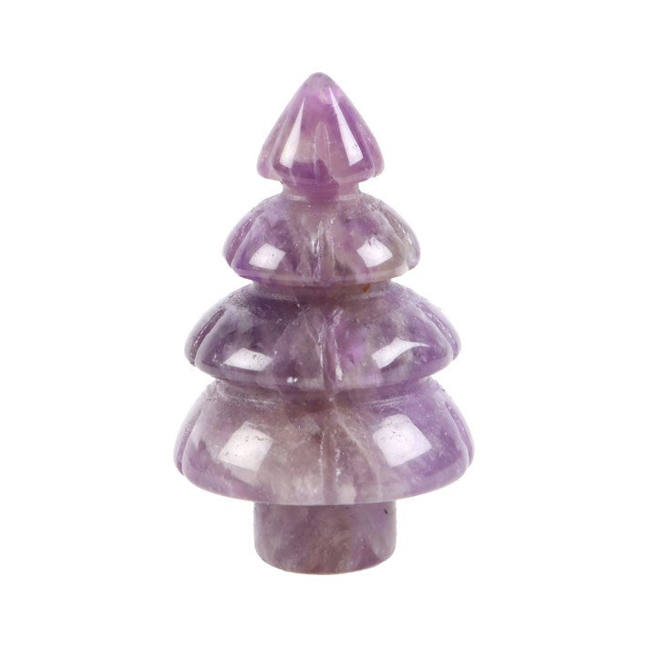 Amethyst Crystal Christmas Tree In A Bag