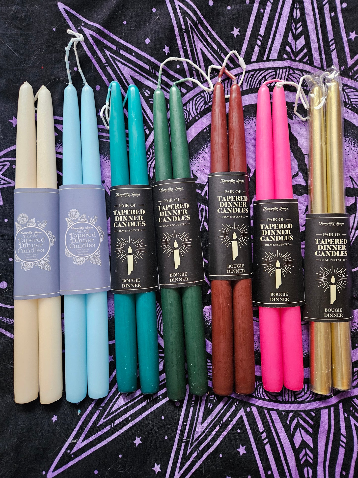 Pair of Tapered Dinner Candles