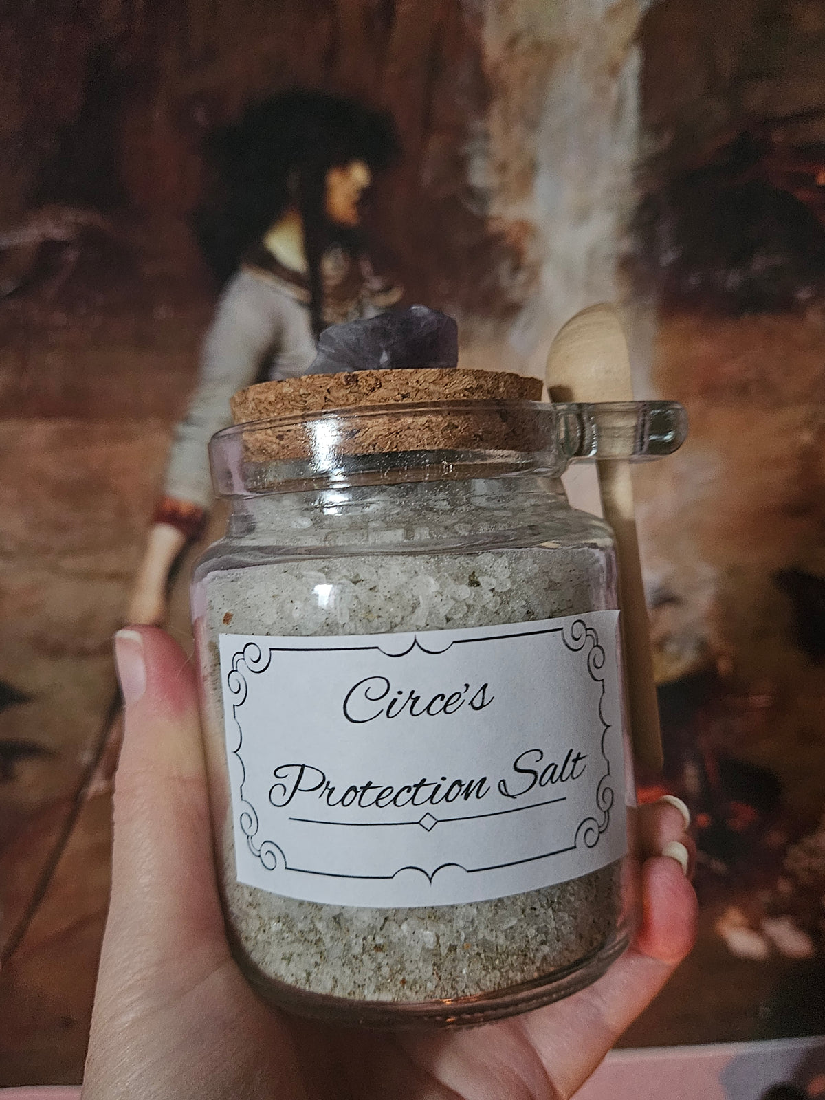 Goddess Circe Protection Salt Jar