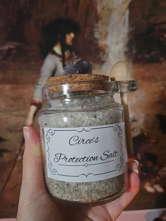 Goddess Circe Protection Salt Jar