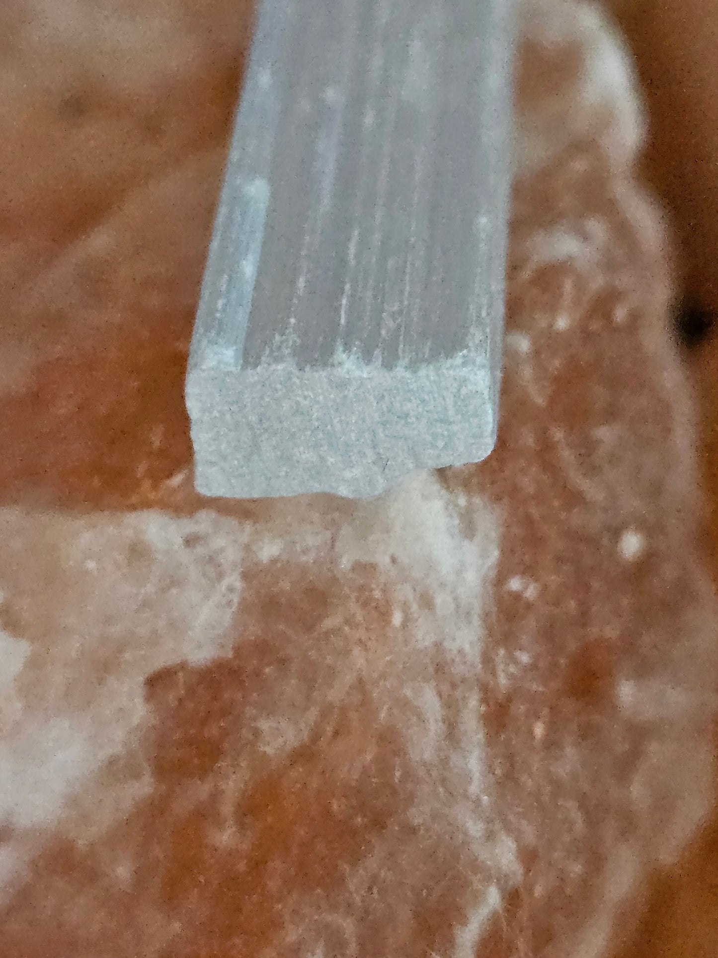 Rough White Selenite Pendant