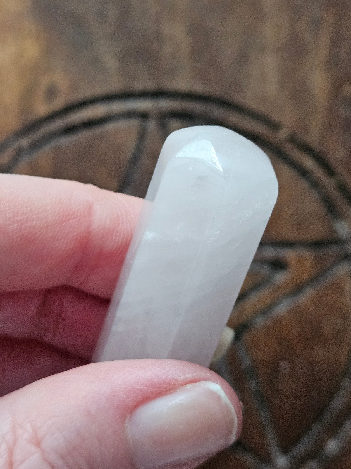 Rose Quartz Crystal Wand (60mm)