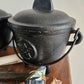 Cauldron and resin bundle