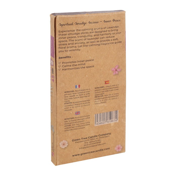 Lavender Inner Peace Spiritual Smudge Incense Sticks