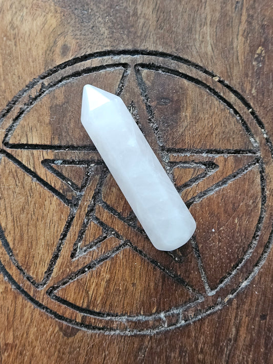Rose Quartz Crystal Wand (60mm)