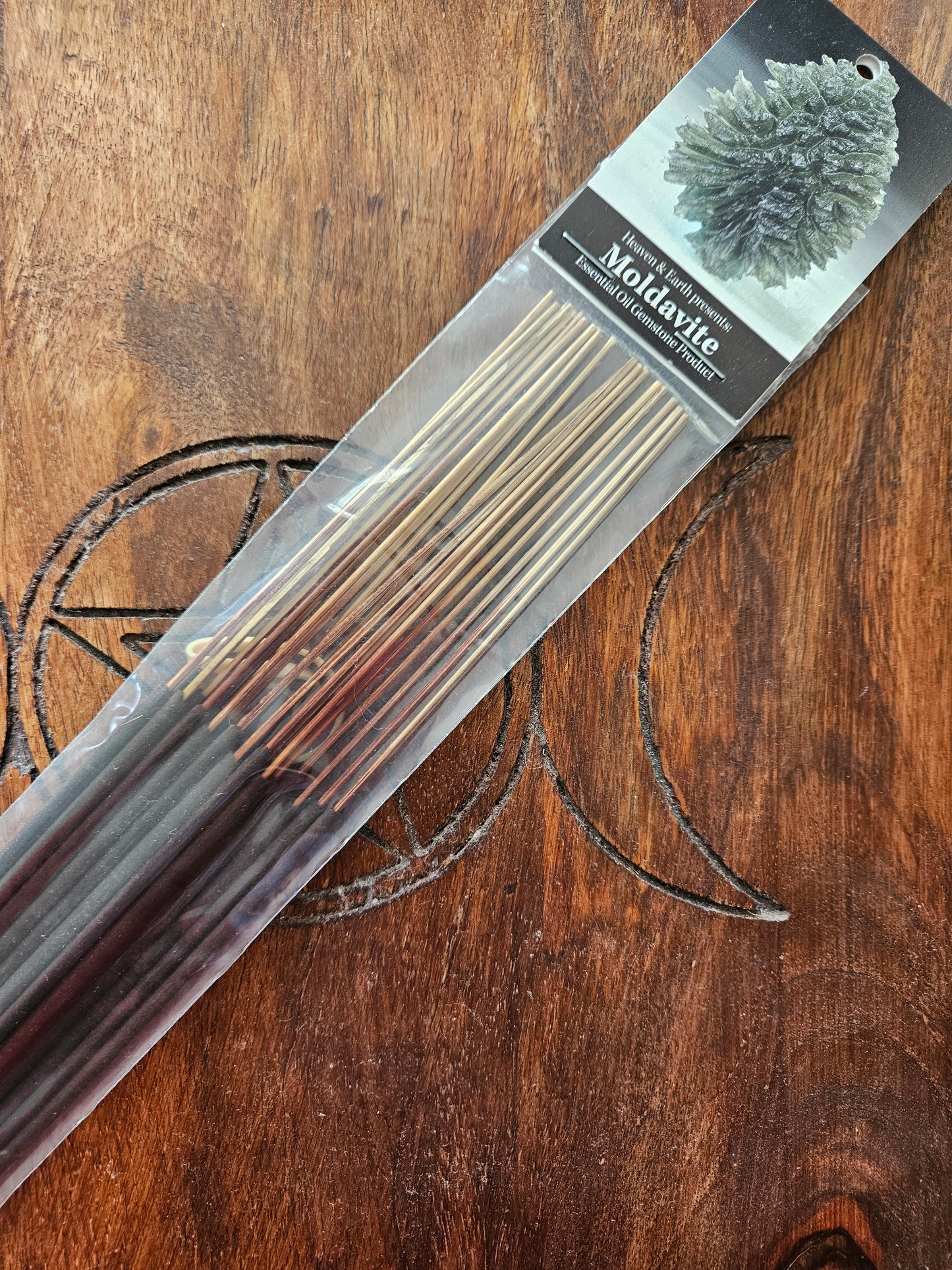 Crystal Incense Sticks ~ Moldavite ~ Clear Quartz ~ Rose Quartz ~ Amethyst