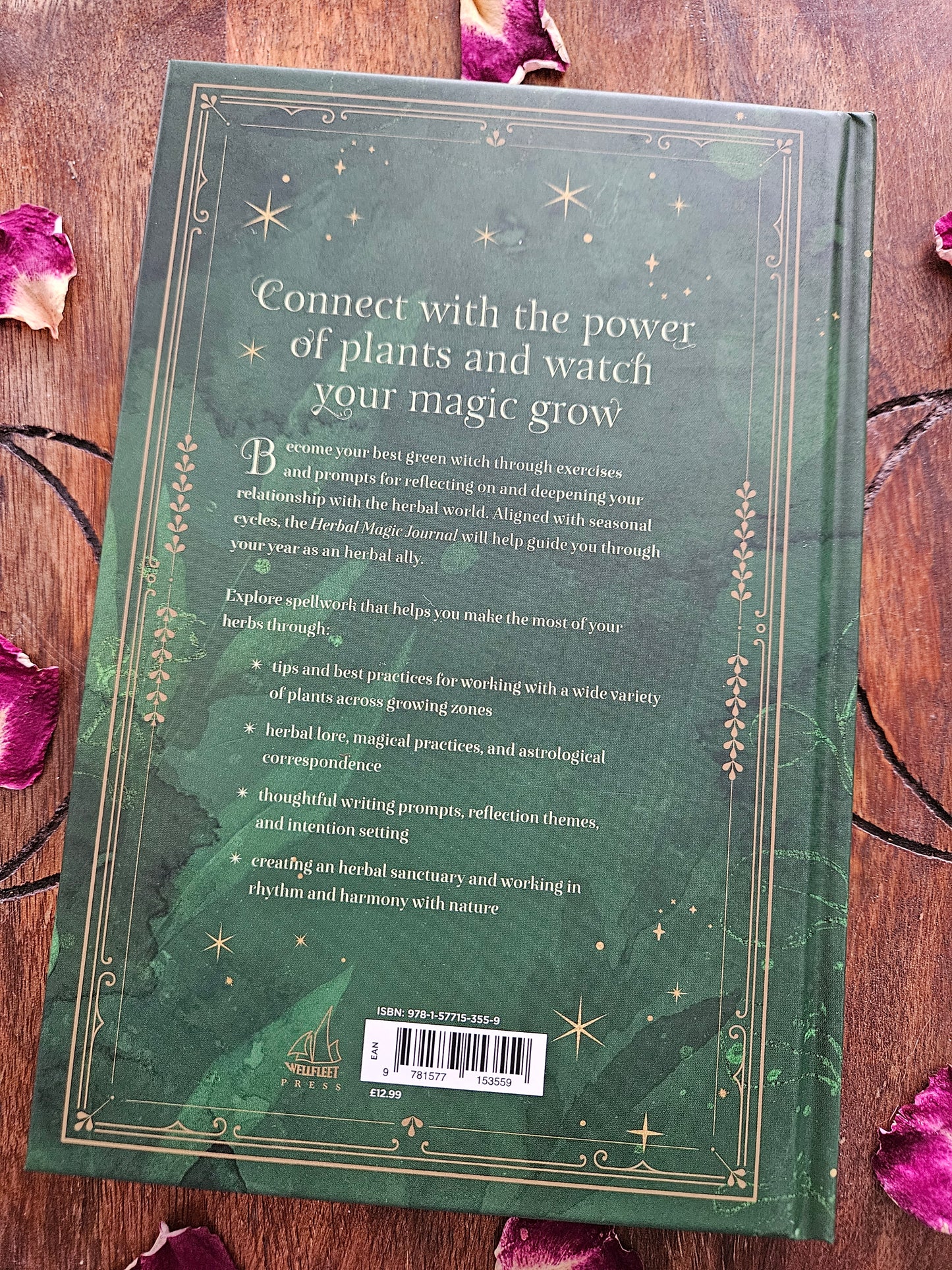 Herbal Magic Journal: Volume 12 Spells, Rituals, and Writing Prompts for the Budding Green Witch (Mystical Handbook)