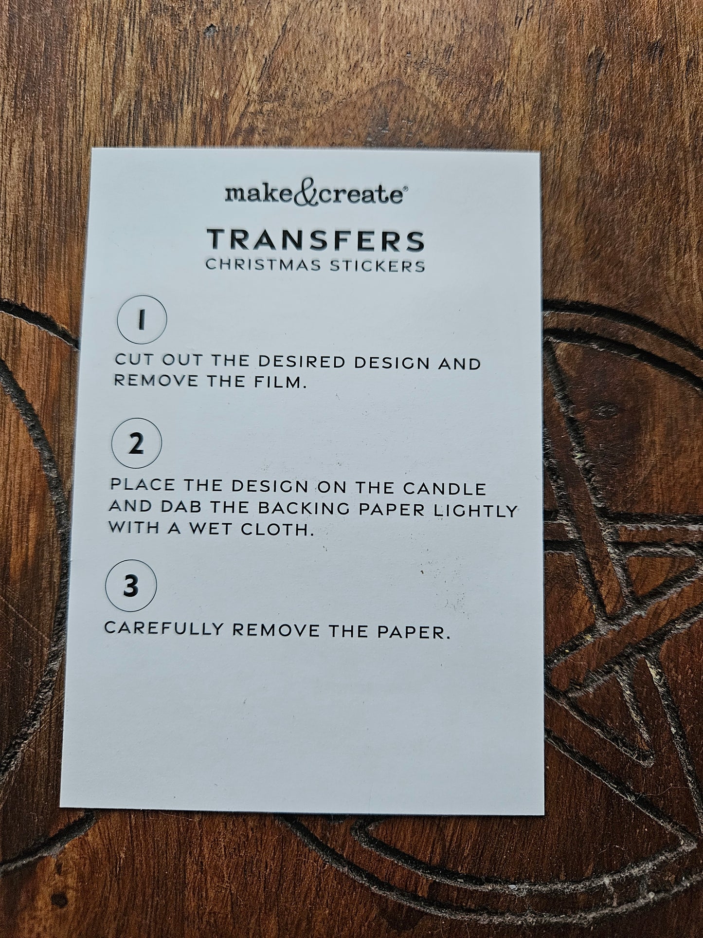 Make & Create Transfers - Christmas Stickers