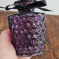 Purple Textured Potion Bottle 10cm