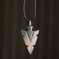 Arrowhead of Strength Viking Cord Necklace