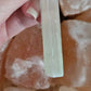 Rough White Selenite Pendant