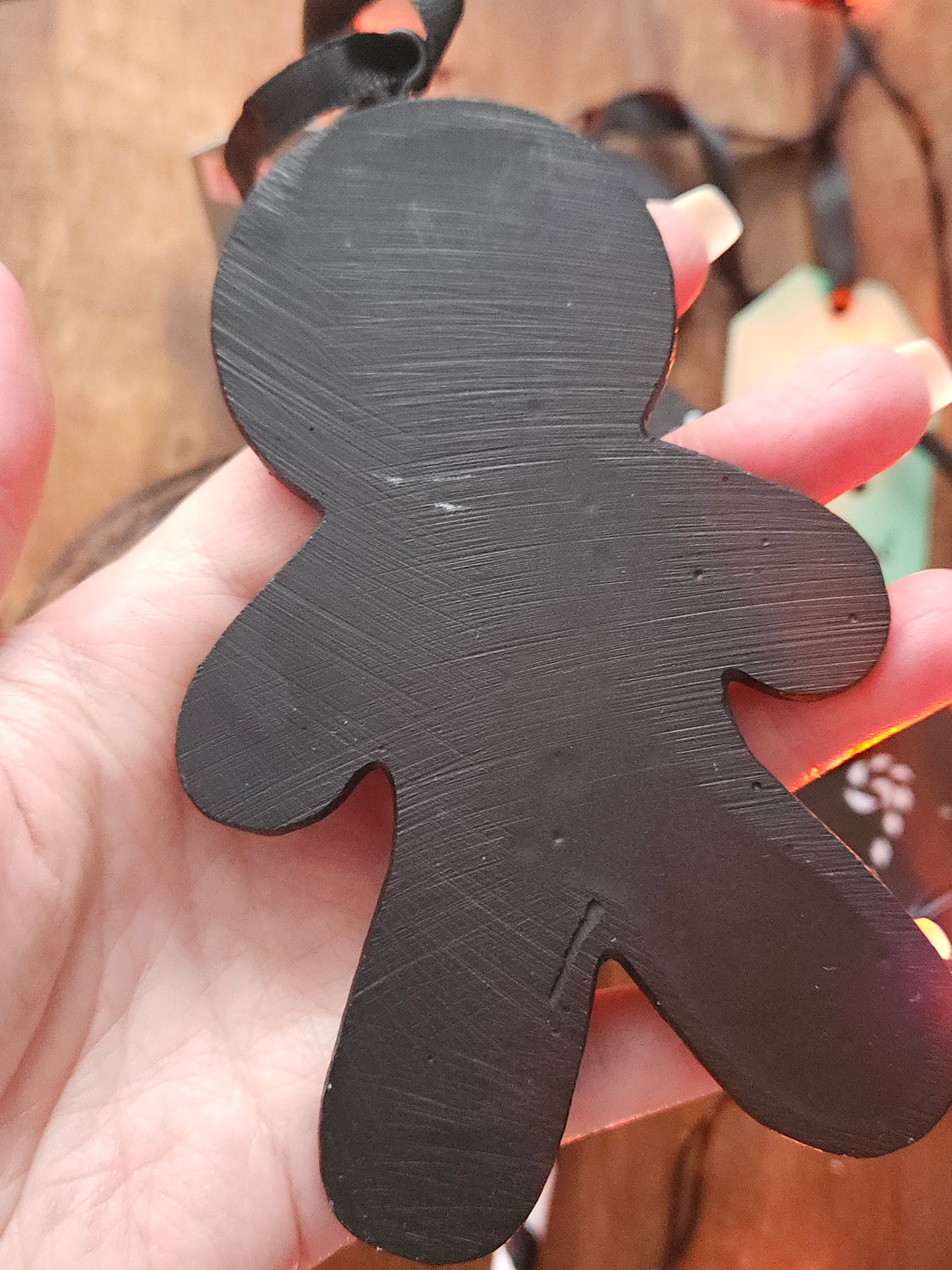 Spooky Decorations - Candy Canes and Gingerbread Man