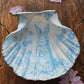 Large Scallop Shells with Decoupage Design - Rabbit or Floral Butterfly