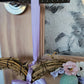 Spring Ostara Heart Rattan Witch Bell Wreath with eggs and flowers