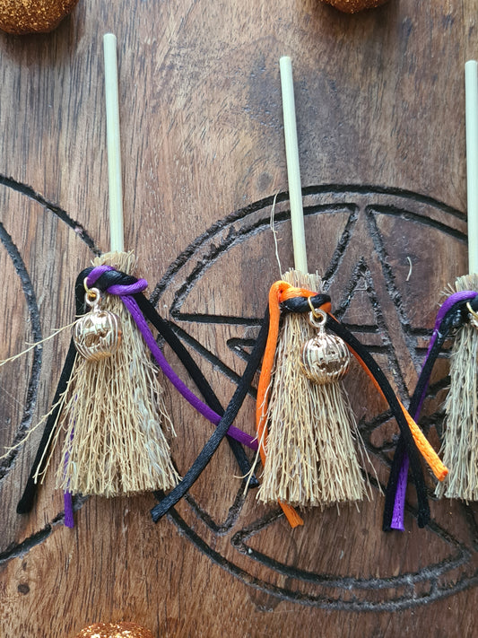 Samhain Mini Besom Broom - Halloween