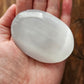 Selenite Palm Stone