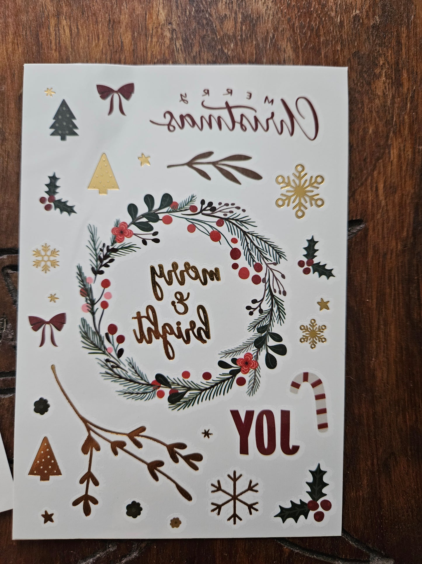 Make & Create Transfers - Christmas Stickers